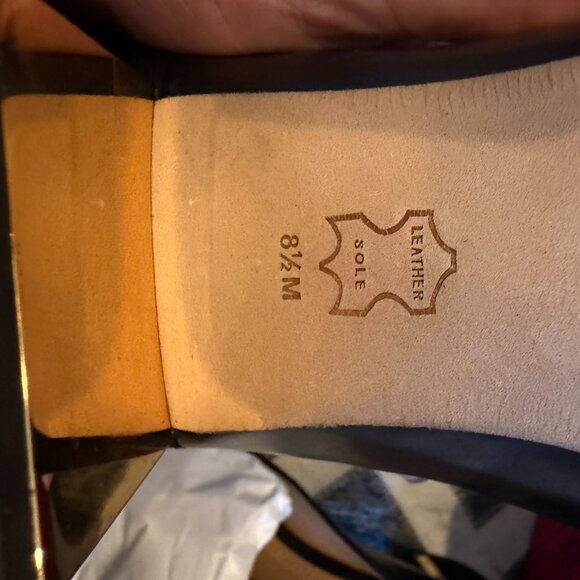 Tory Burch GIGI 55mm Black/Gold Pointy Toe Pumps Size 8.5 - Picture 14 of 14